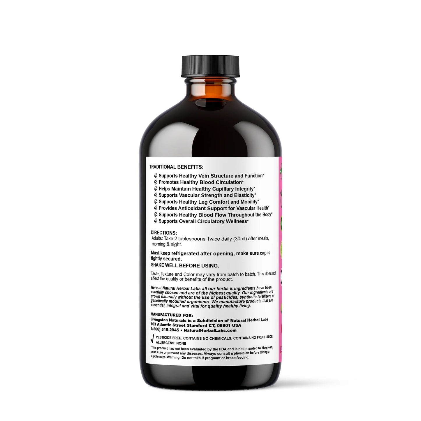 TRADITIONAL VARICOSE VEIN & SPIDER VEIN FORMULA | NATURAL HERBAL LABS