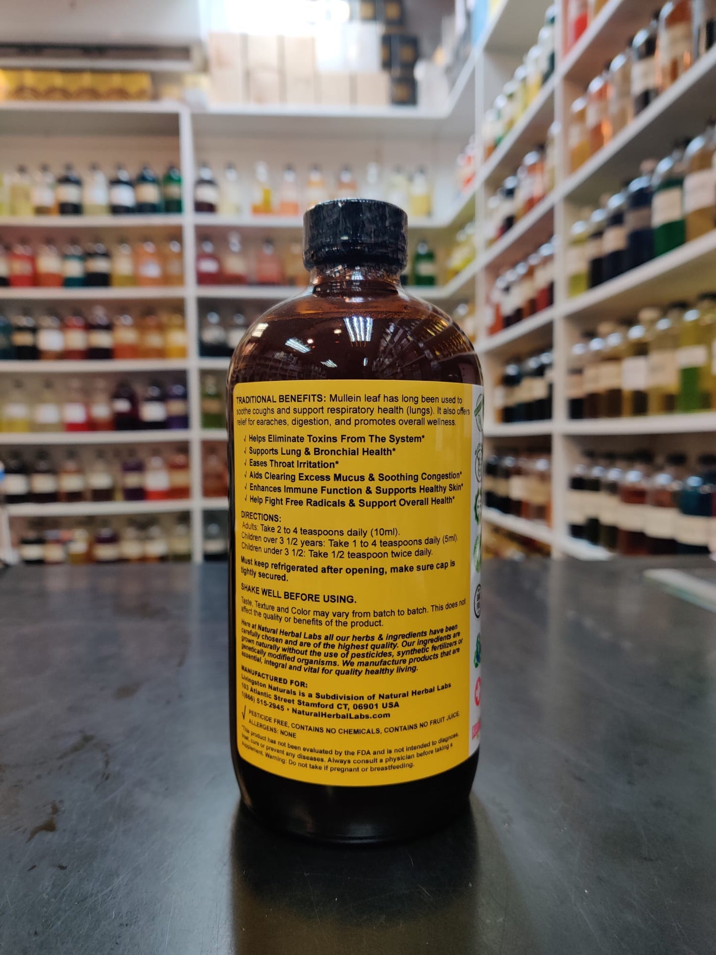 MULLEIN BITTERS | NATURAL HERBAL LABS