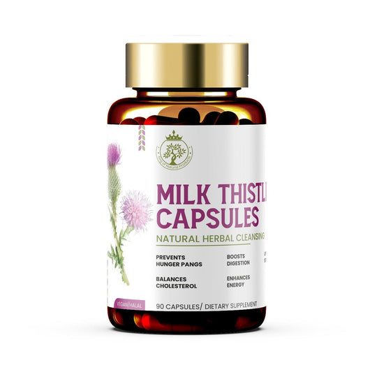 MILK THISTLE CAPSULE | DIATARY SUPPLEMENT | 100% ORGANIC | VEGAN | HALAL