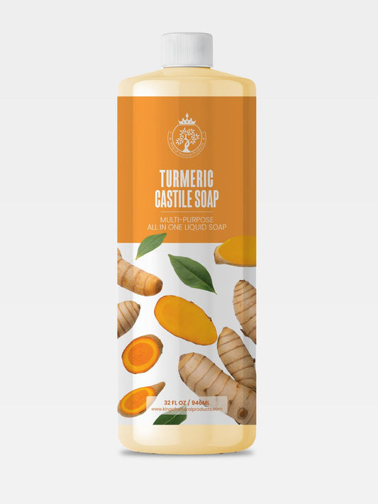 TURMERIC CASTILE SOAP | 32 OZ | KING OF NATURAL PRODUCTS