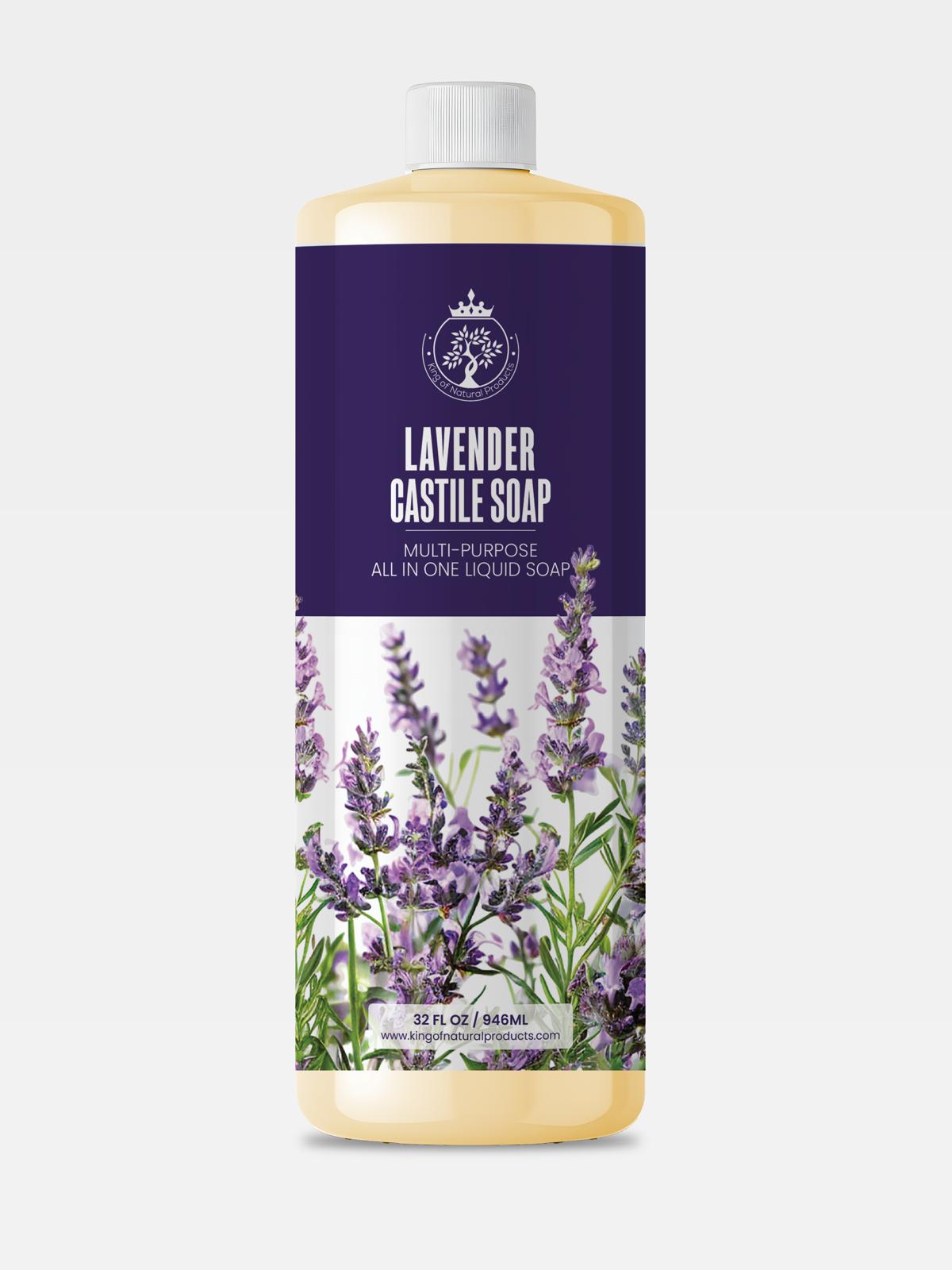 LAVENDER CASTILE SOAP | 32 OZ | KING OF NATURAL PRODUCTS