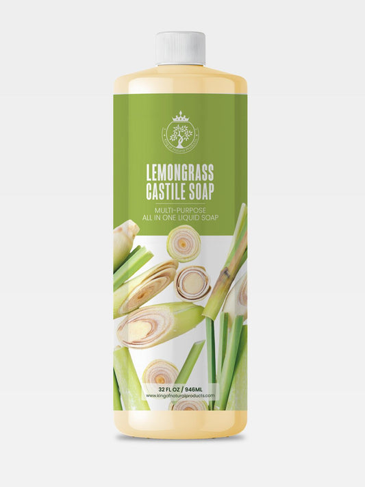 LEMONGRASS CASTILE SOAP | 32 OZ | KING OF NATURAL PRODUCTS
