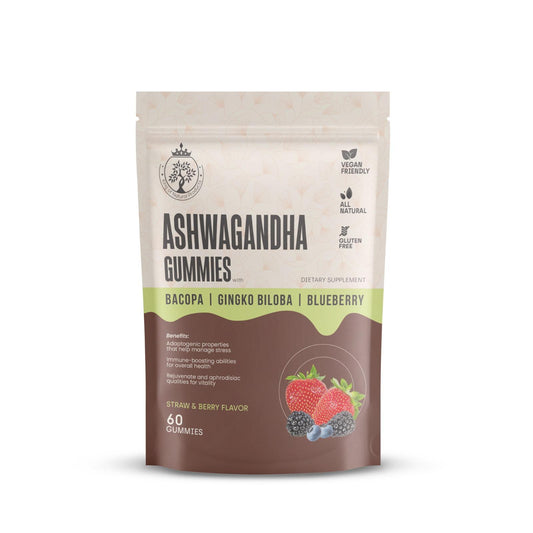 ASHWAGANDHA | GUMMIES | DIATARY SUPPLEMENT | 100% ORGANIC