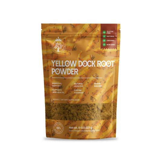 YELLOW DOCK ROOT POWDER | 8 Oz (227g) | King of Natural Products | 100% Pure