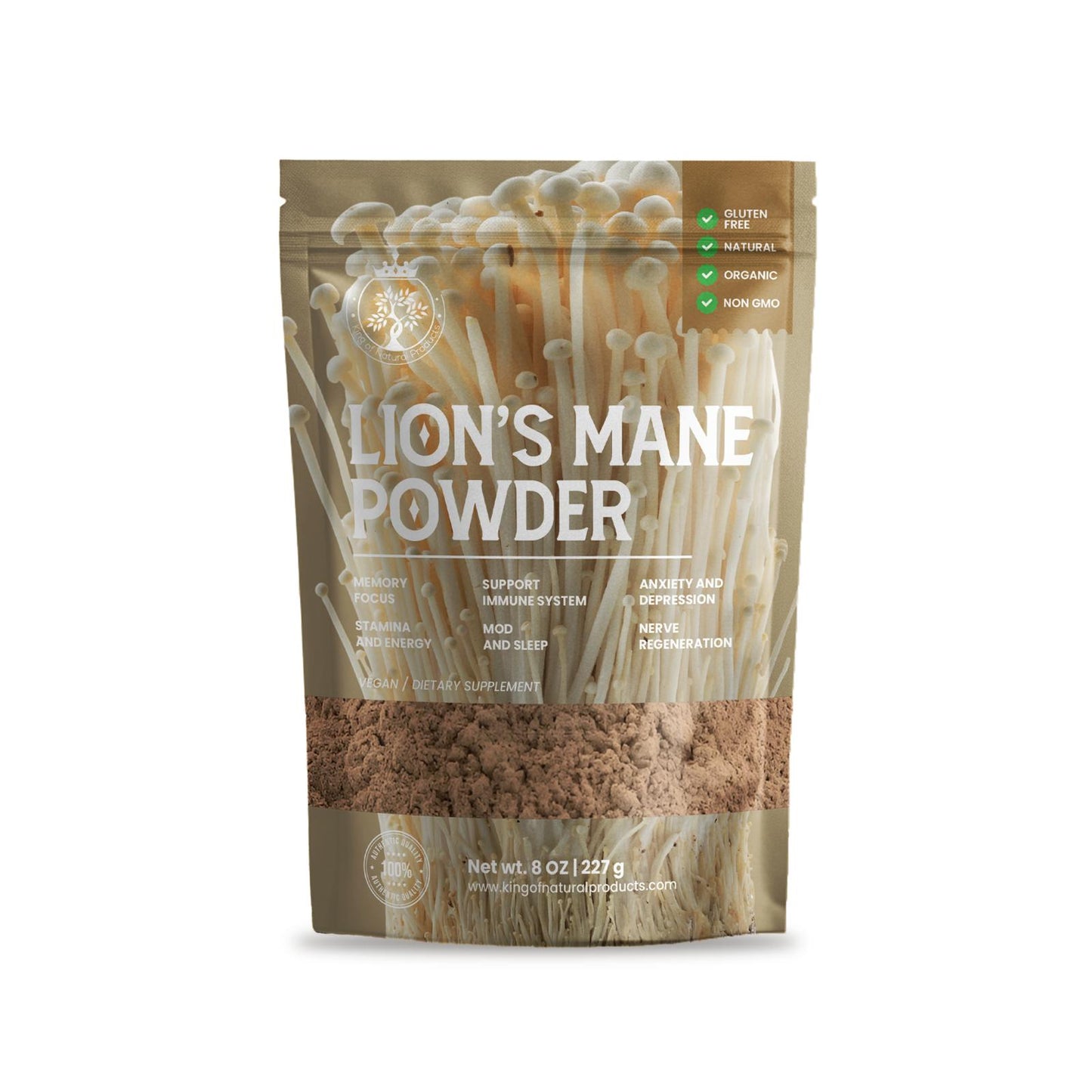 LION'S MANE POWDER | 8 Oz (227g) | King of Natural Products | 100% Pure