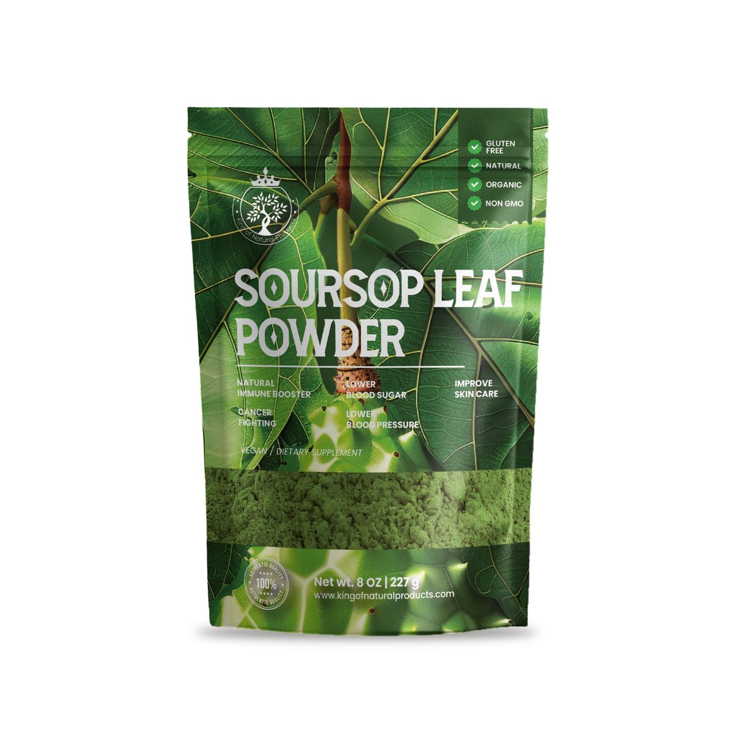 SOURSOP LEAF POWDER | 8 Oz (227g) | King of Natural Products | 100% Pure