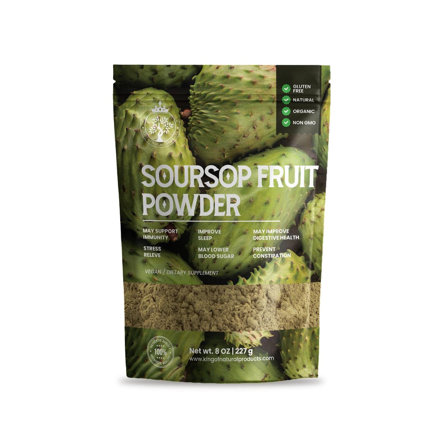 SOURSOP FRUIT POWDER | 8 Oz (227g) | King of Natural Products | 100% Pure