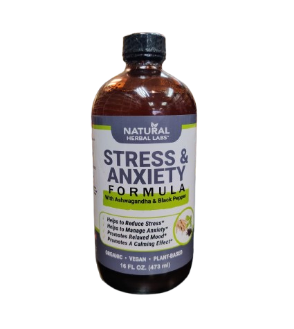STRESS & ANXIETY FORMULA | NATURAL HERBAL LABS