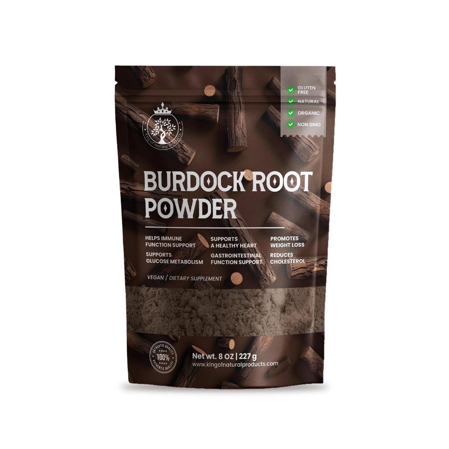BURDOCK ROOT POWDER | 8 Oz (227g) | King of Natural Products | 100% Pure