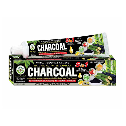 CHARCOAL TOOTHPASTE | 100% ORGANIC | AL-RIYAN