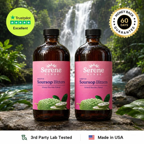 EXOTIC SOURSOP BITTERS | MIXED BERRIES FLAVOR | SERENE HERBS