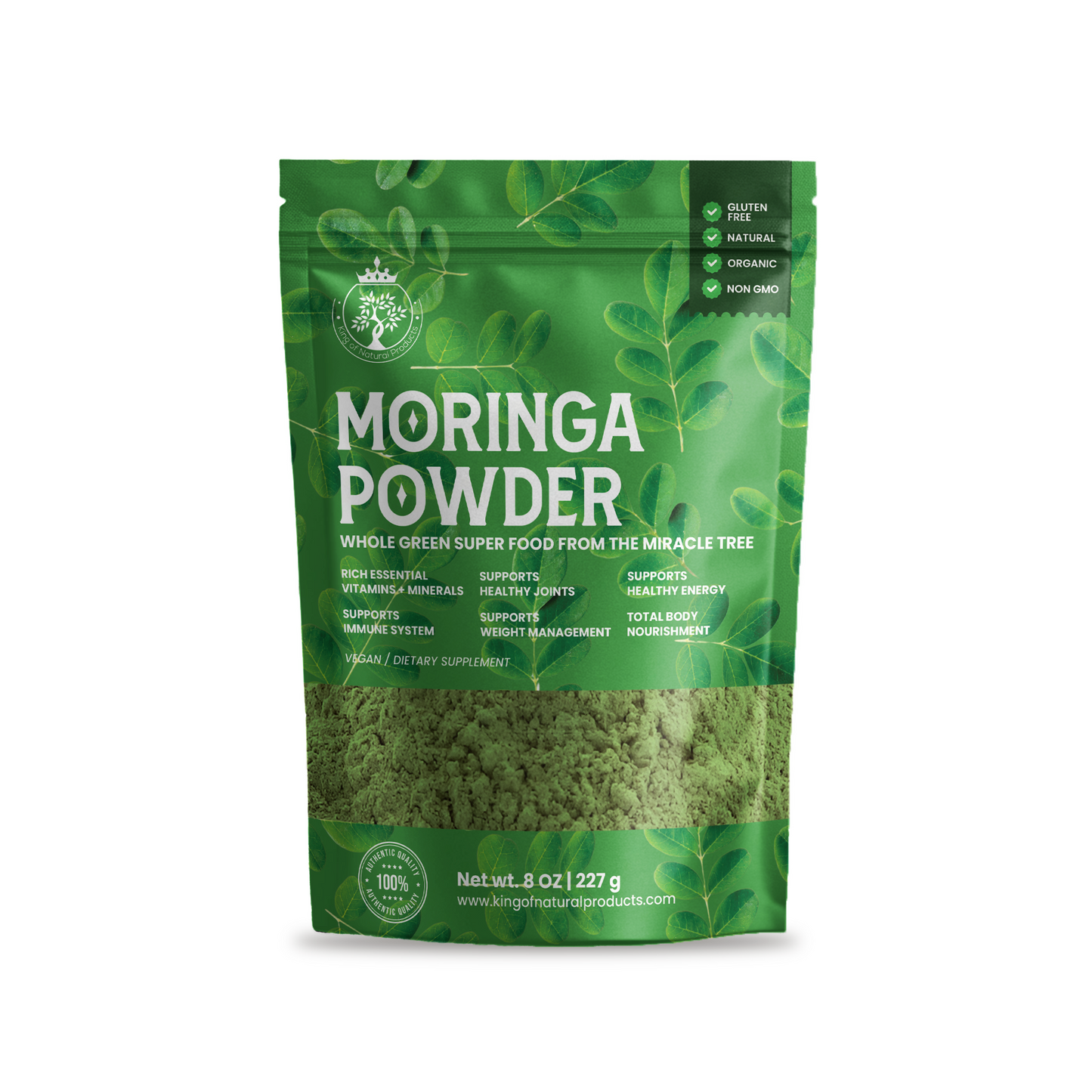 MORINGA POWDER | 8 Oz (227g) | King of Natural Products | 100% Pure