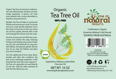 100% PURE TEA TREE OIL